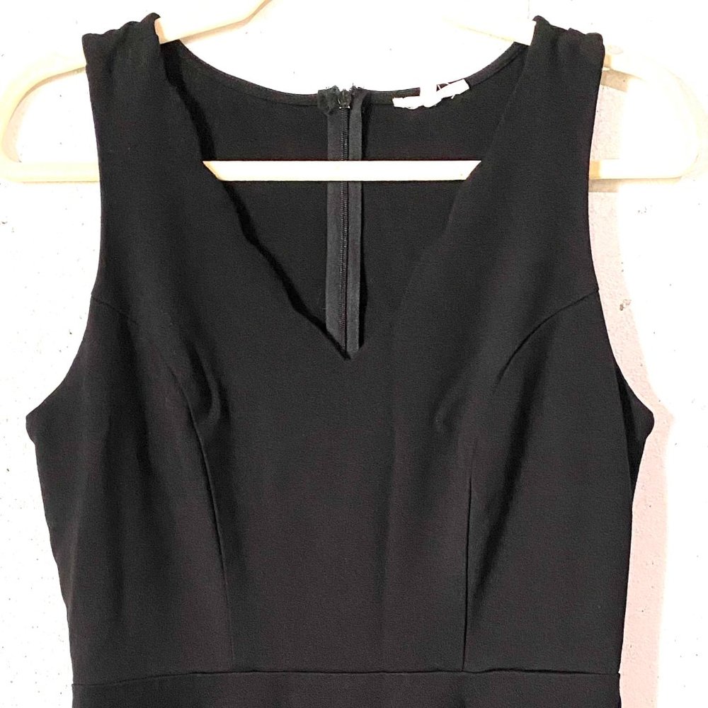 Mauirces, EUC, Little Black Dress, A Line, Scalloped V Neck, Empire Waist, Med - Picture 5 of 13